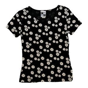 𝅺vintage Floral Shrunken Tee